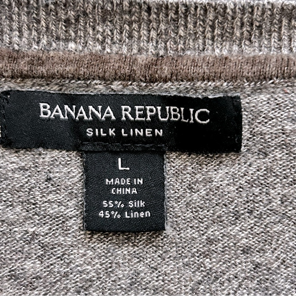 Banana Republic Silk/Linen Crewneck Sweater - Picture 3 of 6